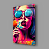 Lollipop Glass Wall Art || Designer Collection.