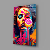 Lollipop Glass Wall Art || Designer Collection.