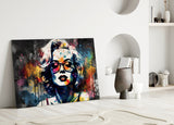 Marilyn Monroe Glass Wall Art || Designer Collection.