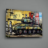 Children of War Glass Wall Art || Designer Collection.