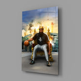 James Harden Glass Wall Art || Designer Collection.