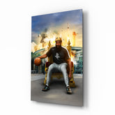 James Harden Glass Wall Art || Designer Collection.