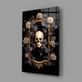 Skull Portrait Glass Wall Art || Designer Collection.