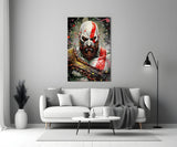 Kratos Glass Wall Art || Designer Collection.