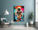 Astronaut Glass Wall Art || Designer Collection.