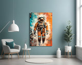 Astronaut Glass Wall Art || Designer Collection.