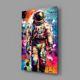 Astronaut Glass Wall Art || Designer Collection.