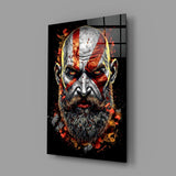 Kratos Glass Wall Art || Designer Collection.
