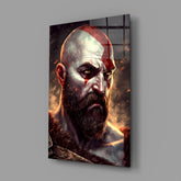 Kratos Glass Wall Art || Designer Collection.