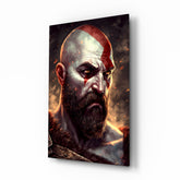 Kratos Glass Wall Art || Designer Collection.