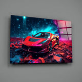 Ferrari Glass Wall Art || Designer Collection.