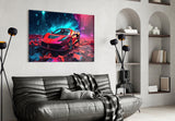 Ferrari Glass Wall Art || Designer Collection.