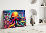 Octopus Glass Wall Art || Designer Collection.