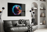 World Glass Wall Art || Designer Collection.
