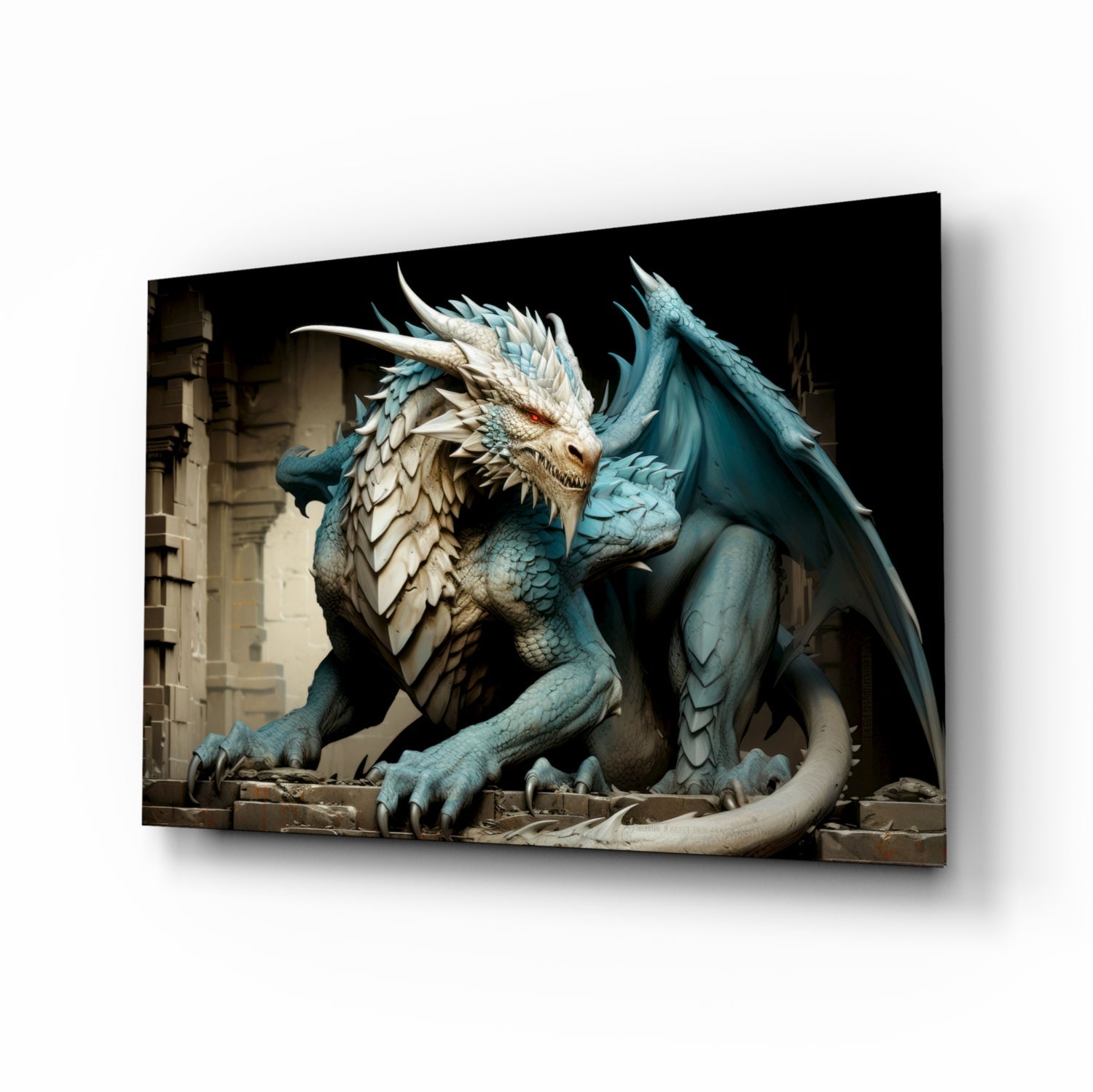 Dragon Glass Wall Art || Designer Collection.