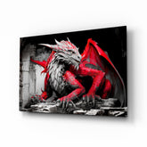 Dragon Glass Wall Art || Designer Collection.