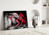 Dragon Glass Wall Art || Designer Collection.