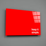 Simple Glass Wall Art || Designer Collection.