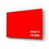 Simple Glass Wall Art || Designer Collection.