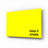 Simple Glass Wall Art || Designer Collection.