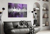 City Silhouette  Glass Wall Art || Designer Collection.