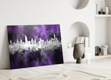City Silhouette  Glass Wall Art || Designer Collection.
