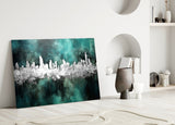 City Silhouette Glass Wall Art || Designer Collection.