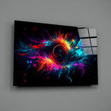 Colorful Hole Glass Wall Art || Designer Collection.