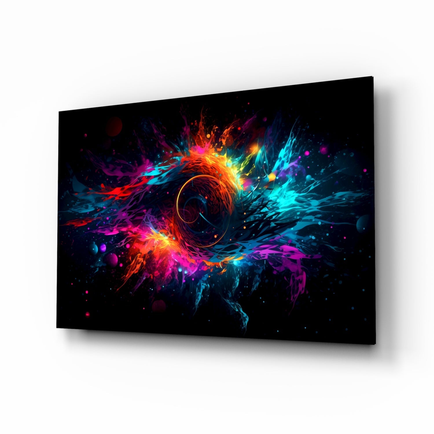 Colorful Hole Glass Wall Art || Designer Collection.