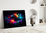 Colorful Hole Glass Wall Art || Designer Collection.