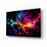Color Bang Glass Wall Art || Designer Collection.