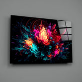 Color Explosion Glass Wall Art || Designer Collection.