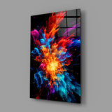 Color Flower Glass Wall Art || Designer Collection.