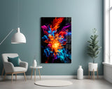 Color Flower Glass Wall Art || Designer Collection.