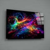 Colors of Space Glass Wall Art || Designer Collection.