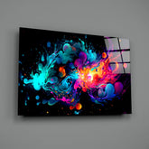 Colors of Space Glass Wall Art || Designer Collection.