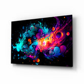 Colors of Space Glass Wall Art || Designer Collection.