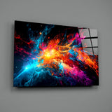 Colors of Space Glass Wall Art || Designer Collection.