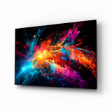 Colors of Space Glass Wall Art || Designer Collection.