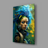 Cyberpunk Glass Wall Art || Designer Collection.