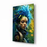 Cyberpunk Glass Wall Art || Designer Collection.
