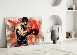 Boxing Glass Wall Art || Designer Collection.