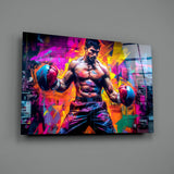 Boxing Glass Wall Art || Designer Collection.