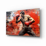 Boxing Glass Wall Art || Designer Collection.
