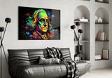 Benjamin Franklin Glass Wall Art || Designer Collection.