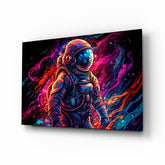 Astronaut Glass Wall Art || Designer Collection.
