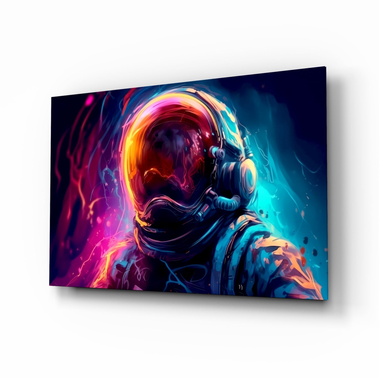 Astronaut Glass Wall Art || Designer Collection.