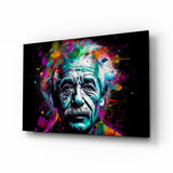 Einstein Glass Wall Art || Designer Collection.