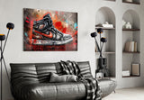 Sneakers Glass Wall Art || Designer Collection.