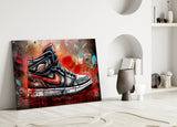 Sneakers Glass Wall Art || Designer Collection.